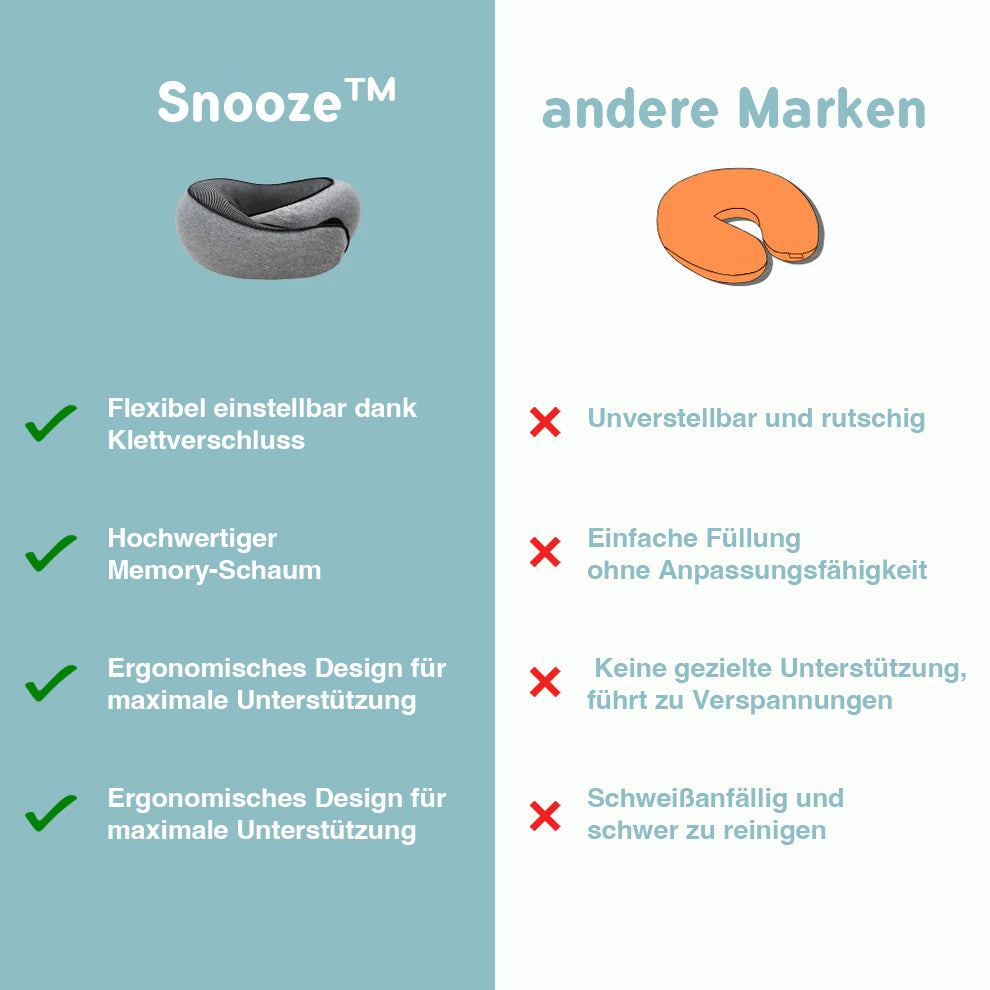 Snooze™ Das Reisekissen